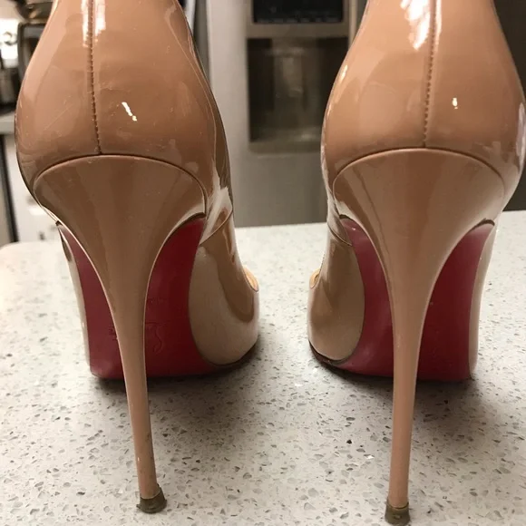 Christian Louboutin Nude Heels - Picture 5 of 14